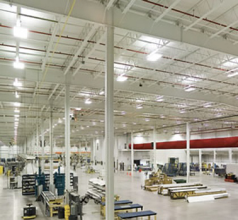 Expert general contractors working in a Butler Buildings Warehouse